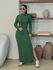 Vestido Canelado Livia Verde