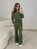 Conjunto Tricot Zíper Germana Verde