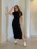 Vestido Canelado Chicago Preto
