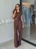 Conjunto Calça Natalia Café