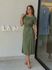 Vestido Linho Manguinha Amara Militar 