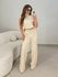 Conjunto Tricot Jamile Areia 