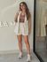 Conjunto Short Alessandra Areia