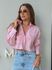 Camisa Cropped Pamela Rosa