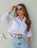 Camisa Cropped Pamela Branca