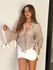 Blusa Estampada Adriele Areia