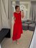 Vestido Franzido Francine Vermelho