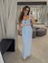 Vestido Tricot Verônica Azul