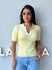 Blusa Gola Polo Leda Amarela 