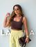 Blusa Gola Quadrada Marisa Café