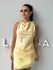 Blusa Cetim Fabricia Manteiga