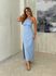 Vestido Midi Carine Azul