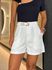 Short Cinto Malu Branco