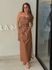 Vestido Couro Fake Lidi Marrom