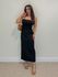 Vestido Midi Linho Lory Preto