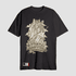 Camiseta Estampada Landfeet Preta Tema Cidade