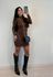 VESTIDO MAYA MARROM