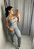 Conjunto Malu Sem Costura Cinza