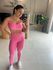 Conjunto Fernanda Compressão Rosa Algodão Doce