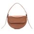 Bolsa Feminina de Ombro em Couro Marrom Luxo Estilosa
