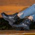  Bota Coturno Feminino Hickman Preto