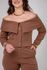 BLAZER OMBRO A OMBRO CELINE - MARROM