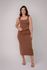 SAIA MIDI CELINE - MARROM