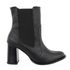 Bota Feminina Cano Curto Elástico Lateral Salto Grosso