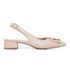 Scarpin Slingback Cecília Flor Bico Fino Sisal