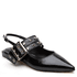 SAPATILHA SALERNO COURO VERNIZ PRETO