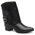 BOTA ATENA COURO CARNEIRO PRETO