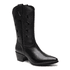 BOTA SIENA WESTERN COURO PRETO