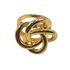 Anel Feminino Entrelace Dourado