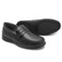 Sapato Casual Masculino Conforto Couro Preto Leveterapia 