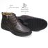 Bota Masculina com zíper Couro Café Leveterapia