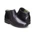 Bota social masculina Leve Couro Preto Leveterapia