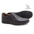 Sapato Social Tradicional Masculino Conforto Couro Dark Brown Leveterapia