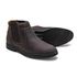 Bota Social Masculina Conforto Couro Café Elástico Leveterapia