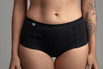Tanga Cós Alto Algodão 0029 - PRETO