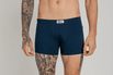 Cueca Boxer Algodão 0255 - AZUL MARINHO