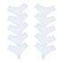 Kit 10 Calcinhas Fio Duplo Cós Alto 0008 - BRANCO