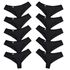 Kit 10 Caclinha Fio Duplo Microfibra 0987 - PRETO