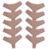 Kit 10 Calcinha Fio Duplo Microfibra 0987 - CHOCOLATE