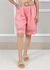 Bermuda Selena Linho Italiano Coral