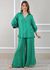 Conjunto Eduarda Linho Italiano Verde Bandeira