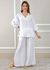Conjunto Eduarda Linho Italiano Branco