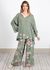 Conjunto Sophie Linho Italiano Verde Militar