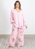 Conjunto Sophie Linho Italiano Rosa Chiclete