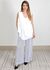 Conjunto Cristina Linho Italiano Branco