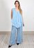 Conjunto Cristina Linho Italiano Azul Jeans 